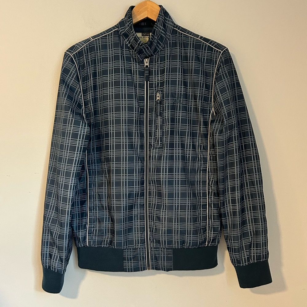American Rag Cie Plaid Zip-Up Jacket Size Small